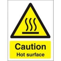 Catering Sign Hot Surface Vinyl 30 x 20 cm