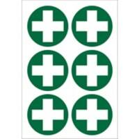 First Aid Sign Cross Pictogram Plastic