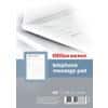 Office Depot Telephone Message pad A6 60gsm 100 Sheets Pack of 10