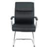 Realspace Visitor Chair with Armrest Lima Black
