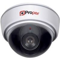 Proper LED Flashing Light Imitation Dummy Dome Security Camera P-SIDCW-1 Indoor and Outdoor