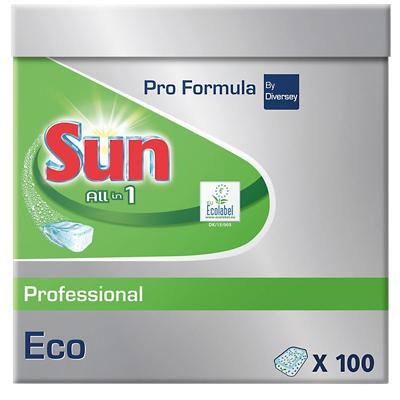 Sun Professional Dishwasher Tablets All in 1 Pack of 100