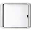 Office Depot Wall Mountable Lockable Noticeboard MasterVision 68.8 x 81.6cm White
