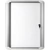 Bi-Office Mastervision Outdoor Lockable Notice Board Magnetic 8 x A4 Wall Mounted 97.8 (W) x 67.3 (H) cm White
