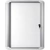 Bi-Office Mastervision Outdoor Lockable Notice Board Magnetic 12 x A4 Wall Mounted 99.5 (W) x 103.6 (H) cm White