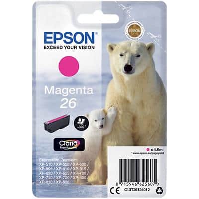 Epson 26 Original Ink Cartridge C13T26134012 Magenta