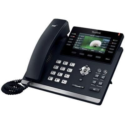 Yealink Corded Telephone SIP-T46GN Black