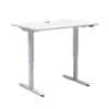 EFG Sit Stand Desk with White Top BRO16 1600 x 800 x 680 - 1180 mm
