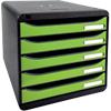 Exacompta Desktop Drawers Big-Box PS Black, Green A4 PS Black, Green 27.8 x 34.7 x 27.1 cm