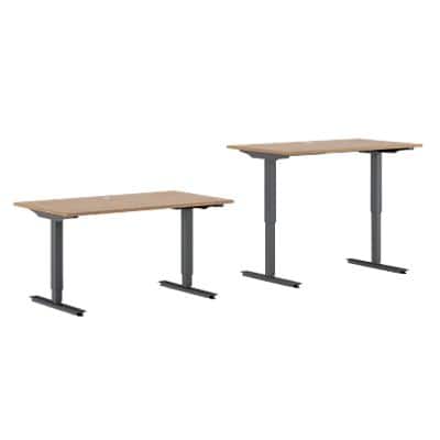 EFG Sit Stand Desk BRO16MR62 Birch 1,600 mm  x  800 mm