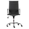 Realspace Basic Tilt Executive Chair with Armrest and Adjustable Seat Freja Bonded Leather Black