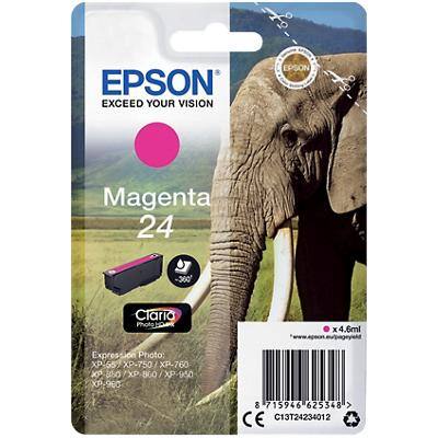 Epson 24 Original Ink Cartridge C13T24234012 Magenta