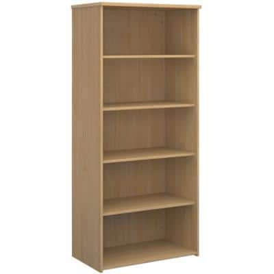 Dams International Bookcase with 4 Shelves Melamine Universal 800 x 470 x 1790mm Oak