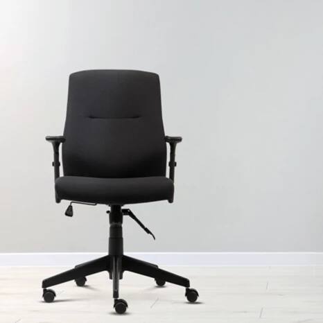 Realspace synchro tilt ergonomic office chair with adjustable armrest and seat florence black discount
