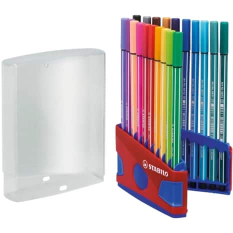 STABILO Pen 68 – Pennarello Color Verde Ghiaccio, Punta Conica Per Scuola E Ufficio