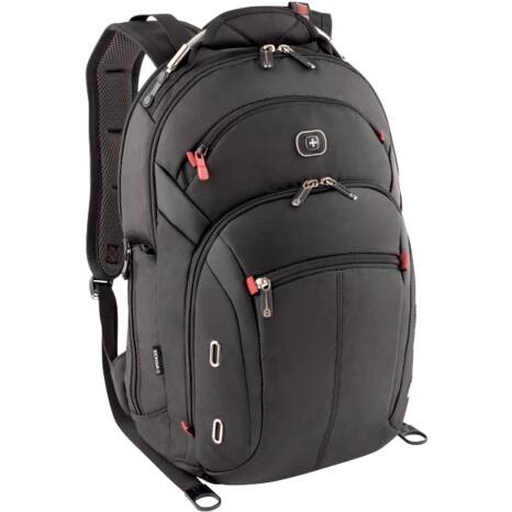 Wenger Laptop Backpack 15.4 Inch 45 x 11 x 38 cm PL (Polyester), Vinyl  Black | Viking Direct UK