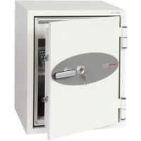 Phoenix Fire Safe with Key Lock FS0441K Fire Fighter 63L 640 x 500 x 500 mm White