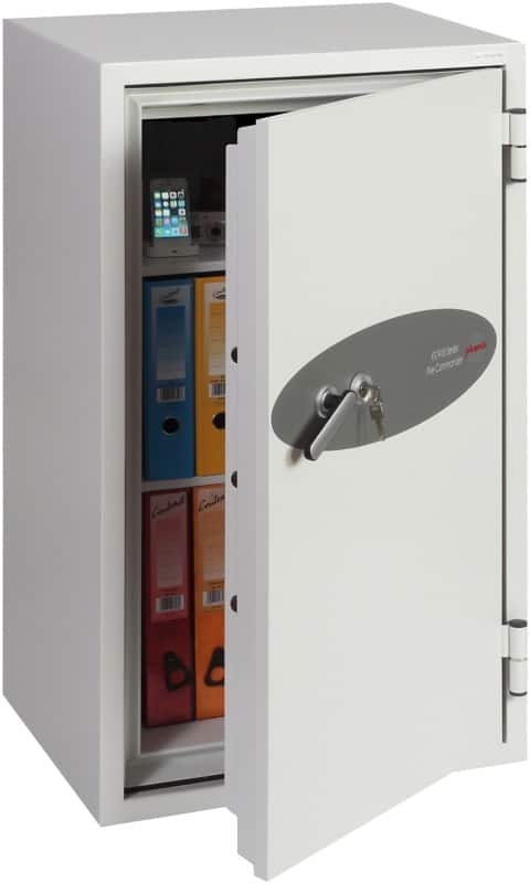 Phoenix Fire Commander Fireproof Safe with Key Lock FS1911K 220L 1160 x 690 x 650 mm White