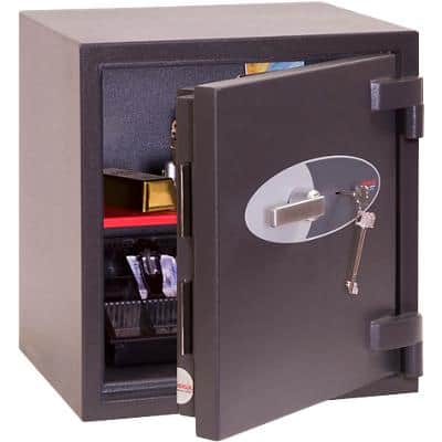 Phoenix Security Safe with Key Lock HS2051K 56L 550 x 520 x 500 mm Grey