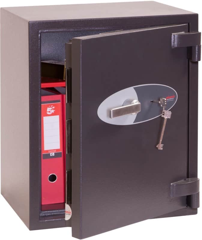 Phoenix Mercury Security Safe with Key Lock HS2052K 69L 650 x 520 x 500 mm Grey