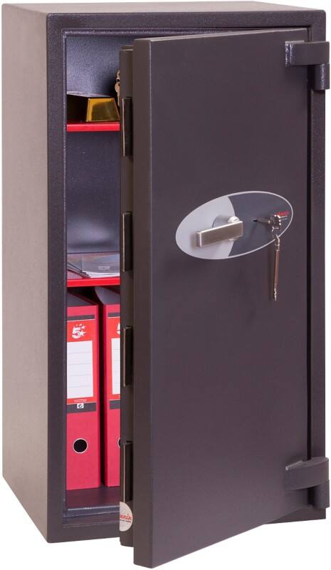 Phoenix Mercury Security Safe with Key Lock HS2053K 110L 970 x 520 x 500 mm Grey