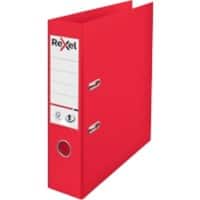Rexel No.1 Choices Lever Arch File Plastic 75 mm Polypropylene A4 Red