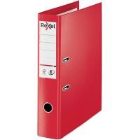 Rexel No.1 Choices Lever Arch File A4, Foolscap 72 mm Red 2 ring 2115513 Polypropylene Smooth Portrait