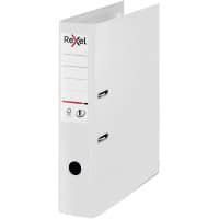 Rexel No.1 Choices Lever Arch File A4, Foolscap 72 mm White 2 ring 2115515 Polypropylene Smooth Portrait