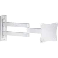 Proper Heavy Duty Swing Arm TV Wall Bracket Non Height Adjustable 28 " White