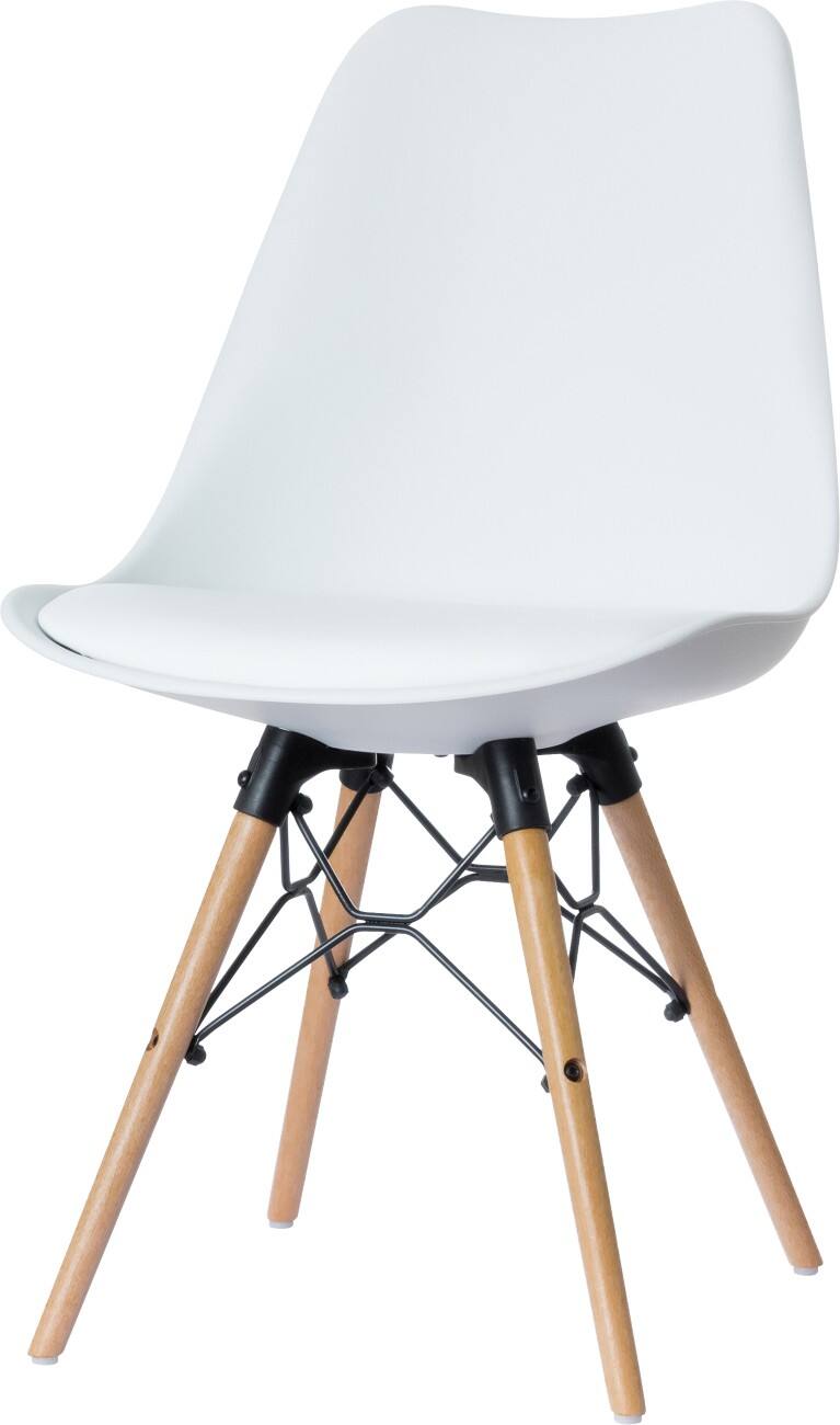 Paperflow Chair Dogewood White, Black & Beach Pack of 2 | Viking Direct UK