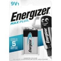 Energizer 9V Alkaline Batteries Max Plus 6LR61