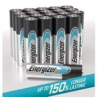 Energizer AA Alkaline Batteries Max Plus LR6 1.5V Pack of 20