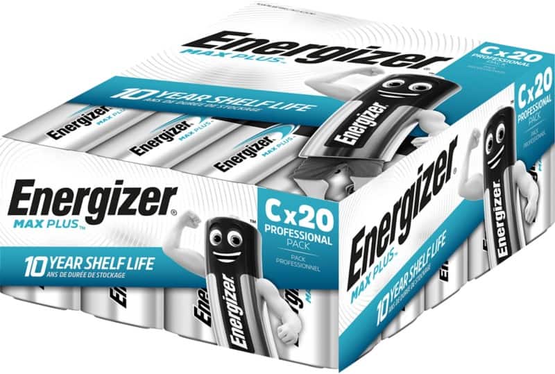 Energizer MaxPlus C Alkaline Batteries LR14 1.5V Pack of 20