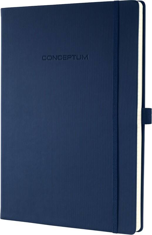 Sigel Notebook Conceptum A4 Ruled Casebound Hardback Midnight Blue 194 Pages