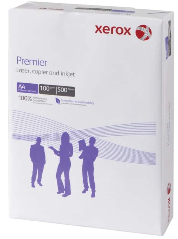 Xerox Premier A4 Printer Paper White 100 gsm Smooth 500 Sheets