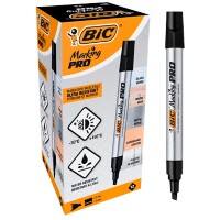 BIC Marking PRO Permanent Marker Broad Chisel Black Pack of 12