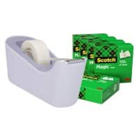 Scotch Magic Tape Dispenser Set C18-6L Lavender 19 mm x 33 m