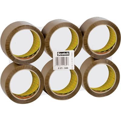 Scotch Packaging Tape 371 50mm x 66m Brown