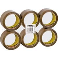 Scotch Low Noise Packaging Tape 309 50mm x 66m Brown 6 Rolls