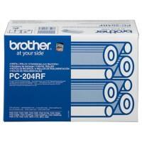 Brother Thermal Transfer Film PC-204RF 9 x 5 x 7.9 cm Black Pack of 4
