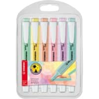STABILO Swing Cool Highlighter Assorted Medium Chisel 1 mm Pack of 6