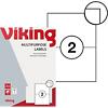 Viking Multipurpose Label 1005945 Yes Special format White 210 x 148 mm 100 Sheets of 2 Labels