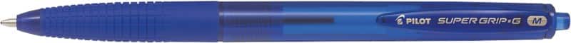 Pilot Super GRIP-G Retractable Ballpoint Pen Blue Medium 0.3 mm Refillable Pack of 12