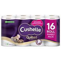 Cushelle Paper 3 Ply Toilet Rolls Ultra Quilted 465mm x 45mm White 16 Rolls of 157 Sheets