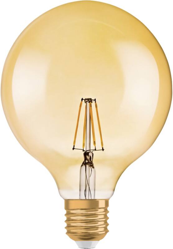 Osram GLOBE GOLD Light Bulb Clear E27 7 W 1906 Warm White
