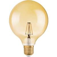 Osram GLOBE GOLD Light Bulb Clear E27 7 W 1906 Warm White