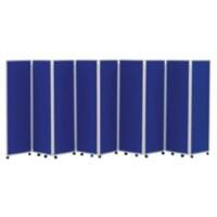 Concertina Screen 609408 Blue 560 x 1,500 mm