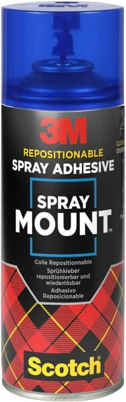 3M SprayMount Adhesive Spray Non-permanent 400 ml