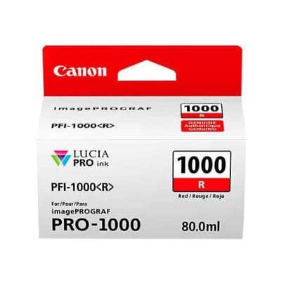 Canon PFI-1000R Original Ink Cartridge Red