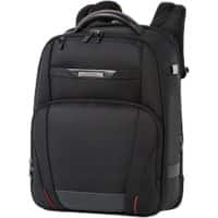 Samsonite Laptop Backpack PRO-DLX 5 15.6 Inch Nylon, Leather Black 32 x 44.5 x 23 cm
